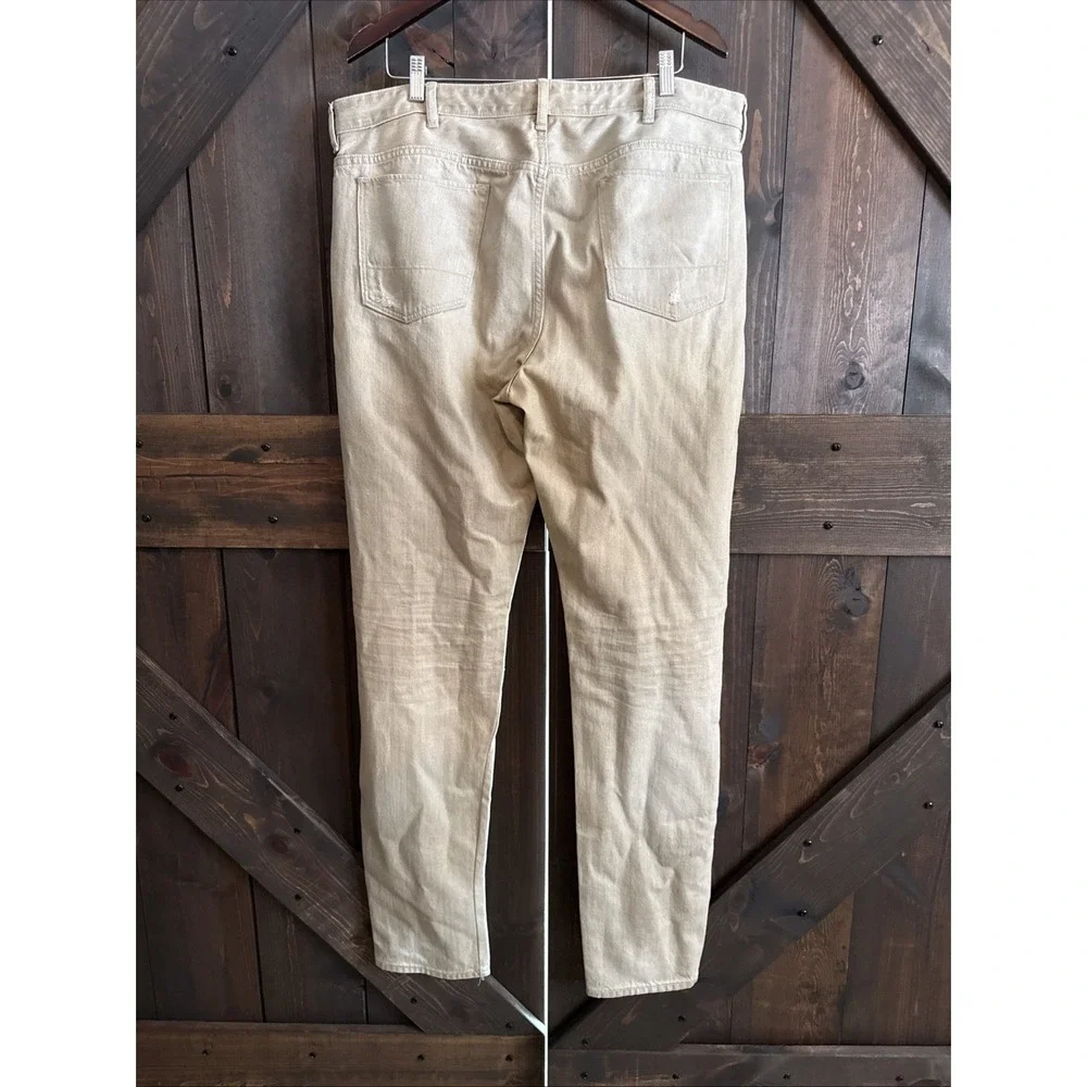 Banana Republic Men's Heritage Collection Beige Denim‎ Jeans Size 38x36